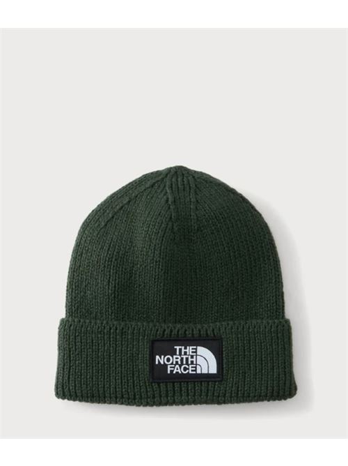 tnf logo box cuffed beanie